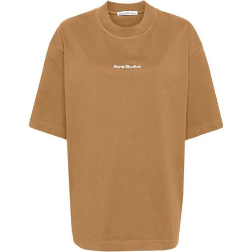 Acne Studios t-shirt con stampa - marrone