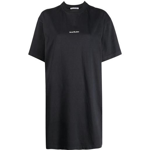 Acne Studios abito modello t-shirt con stampa - grigio