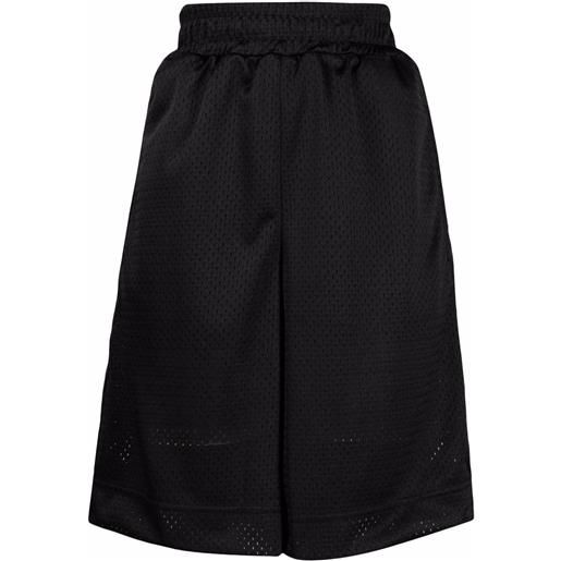 FENDI shorts a vita alta - nero