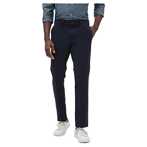 GAP v-essential khaki skinny fit cachi, nuovo classic navy, 29w x 30l uomo