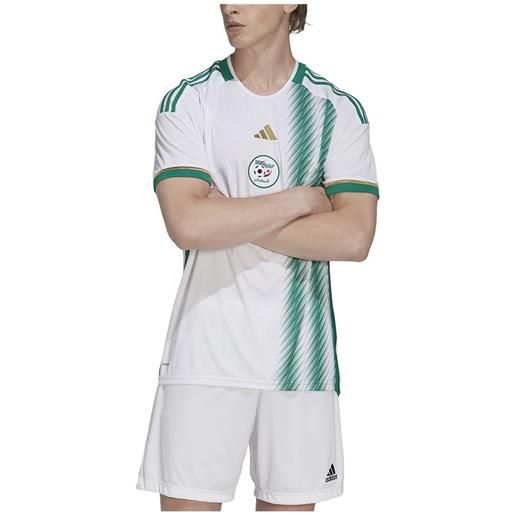 Adidas argelia 23/24 short sleeve t-shirt home bianco s
