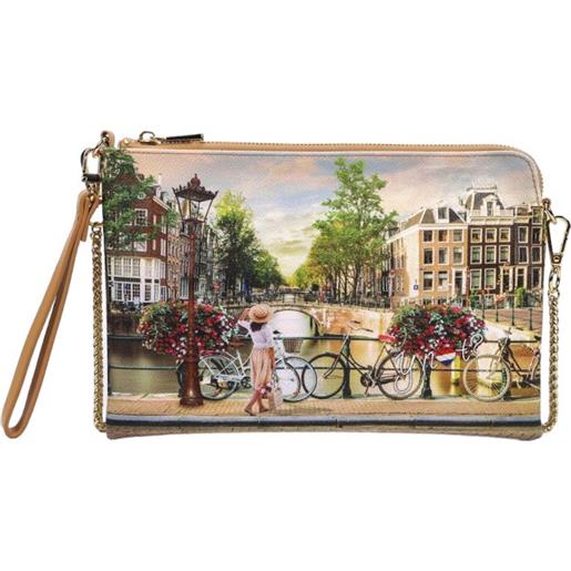 Y Not y-not clutch large con stampa bicycles