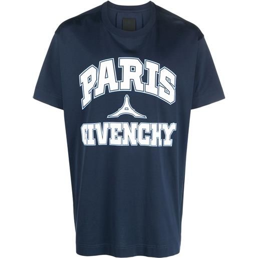 Givenchy t-shirt con stampa - blu
