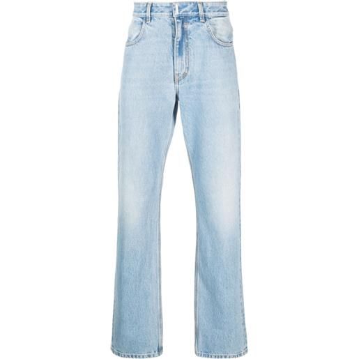Givenchy jeans taglio comodo a vita media - blu