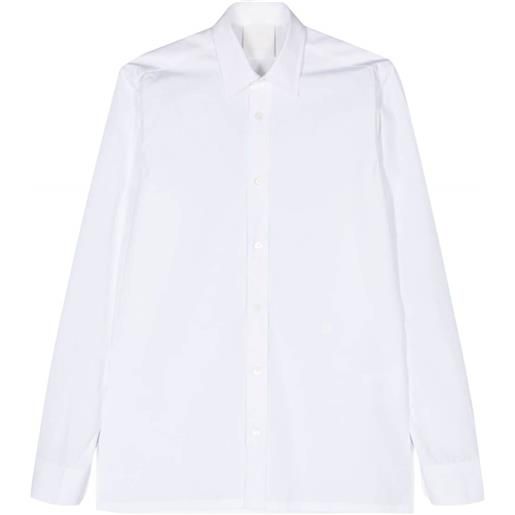 Givenchy camicia con ricamo 4g - bianco