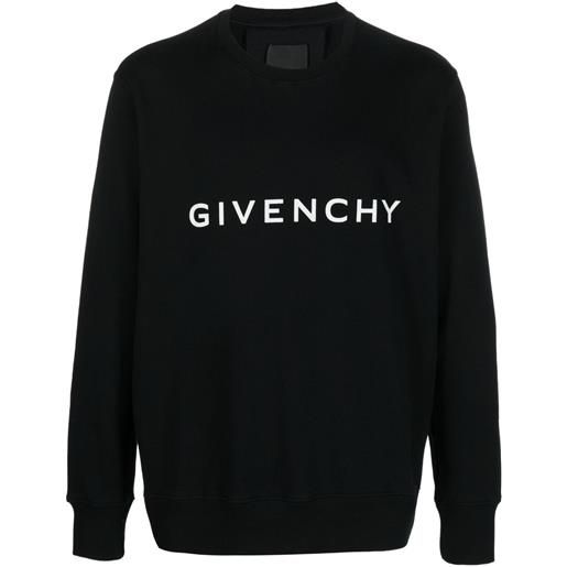 Givenchy felpa con stampa - nero