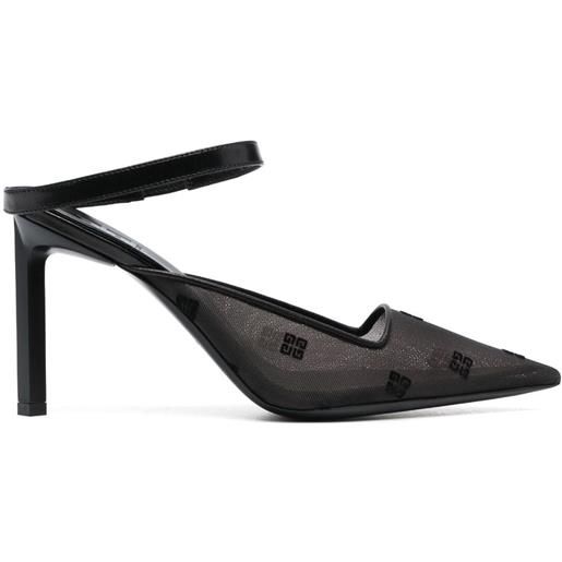 Givenchy sandali con ricamo 100mm - nero