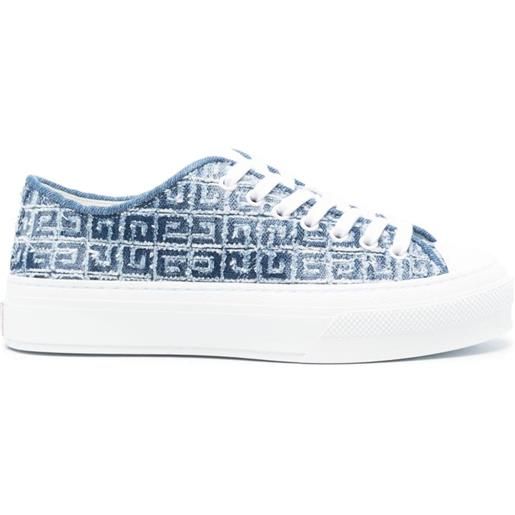 Givenchy sneakers city 4g denim - blu