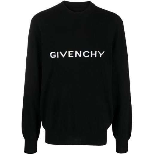 Givenchy maglione con logo - nero