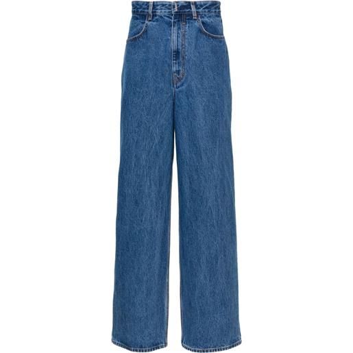 Givenchy jeans a gamba ampia - blu