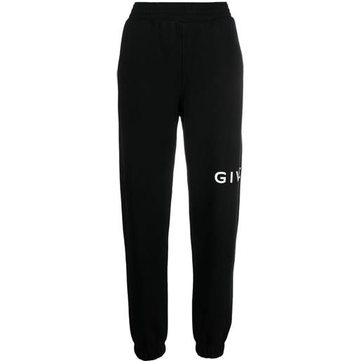 Givenchy pantaloni sportivi con stampa - nero