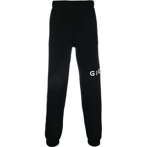 Givenchy pantaloni sportivi con stampa - nero