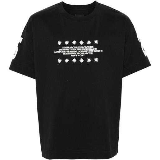 Givenchy t-shirt con stampa grafica - nero