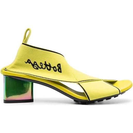 Bottega Veneta sandali con logo - giallo
