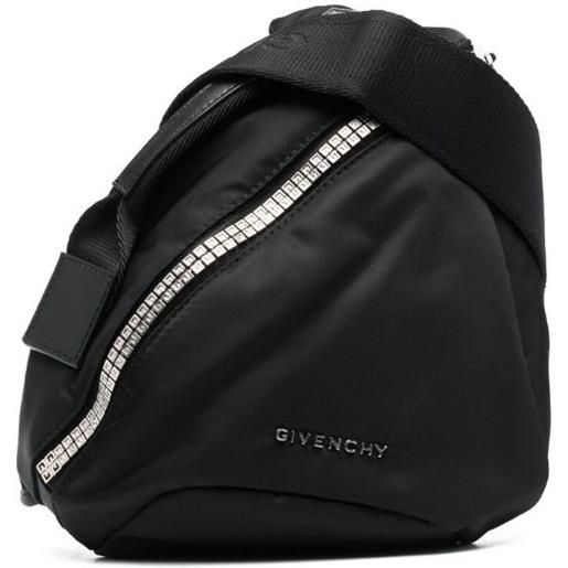 Givenchy borsa a tracolla piccola con stampa - nero
