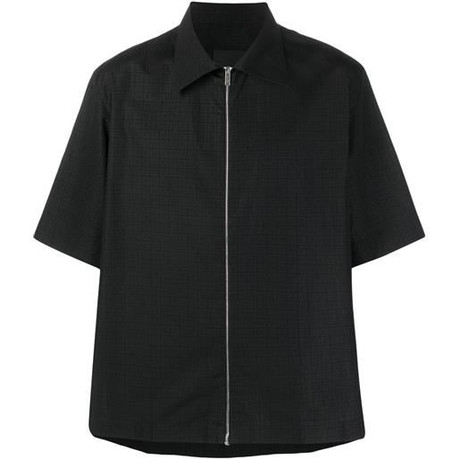 Givenchy camicia con zip - nero
