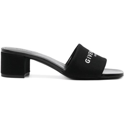 Givenchy sandali con stampa 50mm - nero
