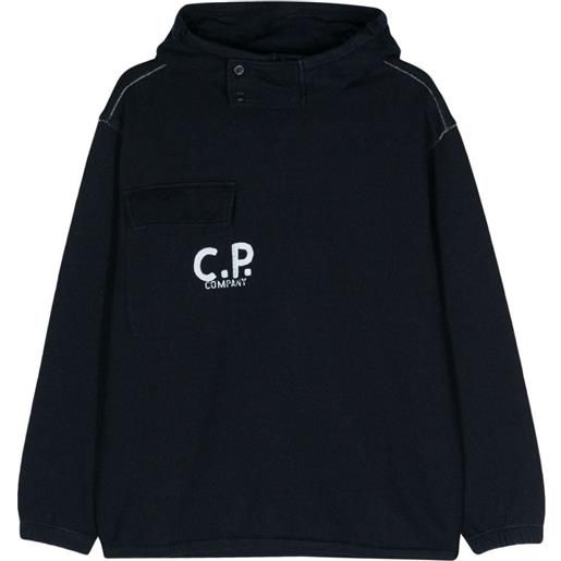 C.P. Company felpa con cappuccio - blu