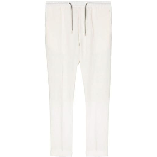 Paul Smith pantaloni con coulisse - bianco