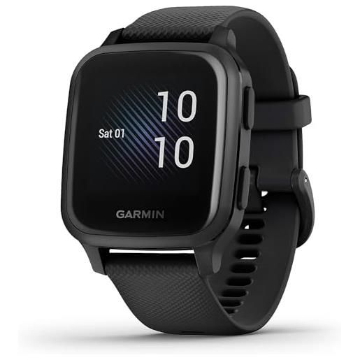 Garmin venu sq music, smartwatch gps sport con lettore musicale, monitoraggio della salute e Garmin pay, nero (nero/ardesia)