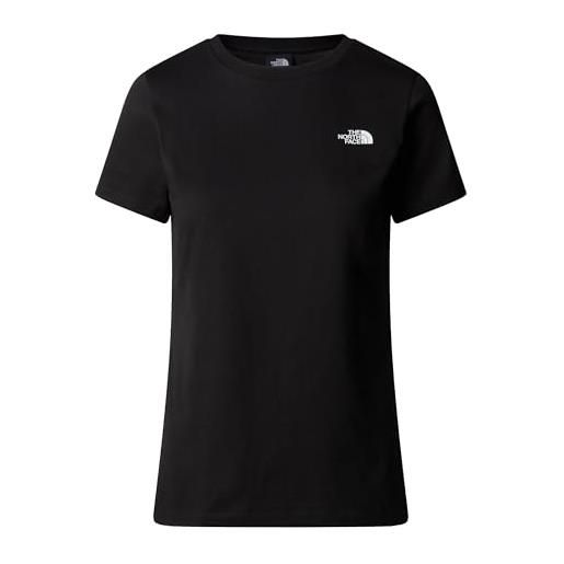 The north face simple dome t-shirt, nero, xs donna