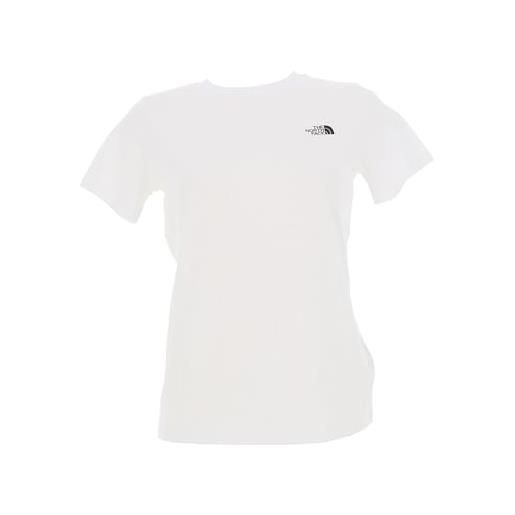 The north face simple dome t-shirt, ribes nero viola, l donna