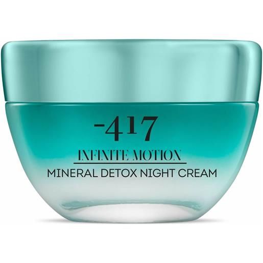 Minus 417 mineral detox night cream 50ml tratt. Viso notte nutriente