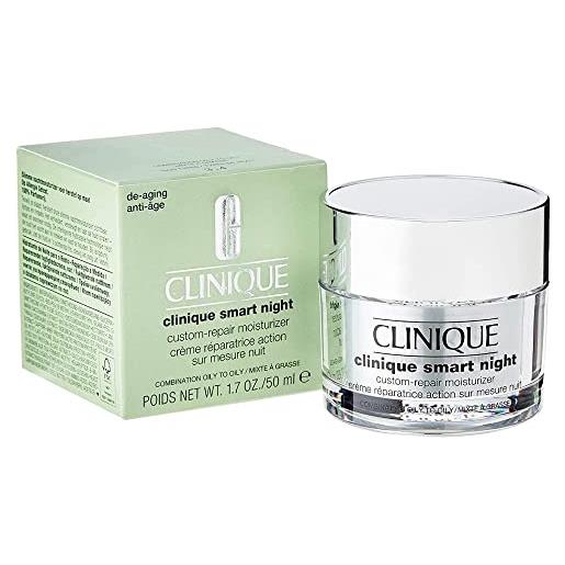 Clinique crema antirughe, smart night custom-repair moisturizer pmg, 50 ml