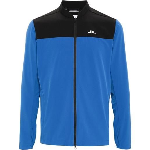 J.Lindeberg giacca jeff hybrid con design color-block - blu