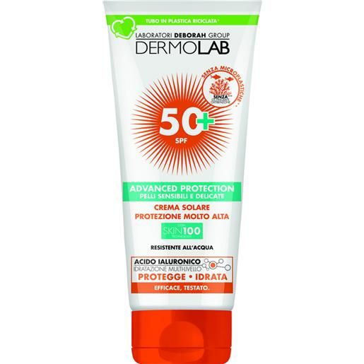 Dermolab crema solare viso e corpo protezione molto alta advanced protection