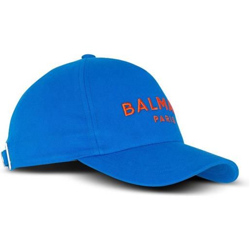 BALMAIN cappellino con logo balmain paris