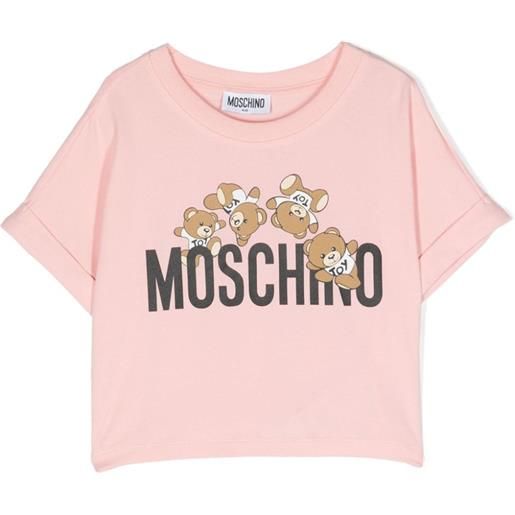 MOSCHINO KIDS t-shirt teddy logo