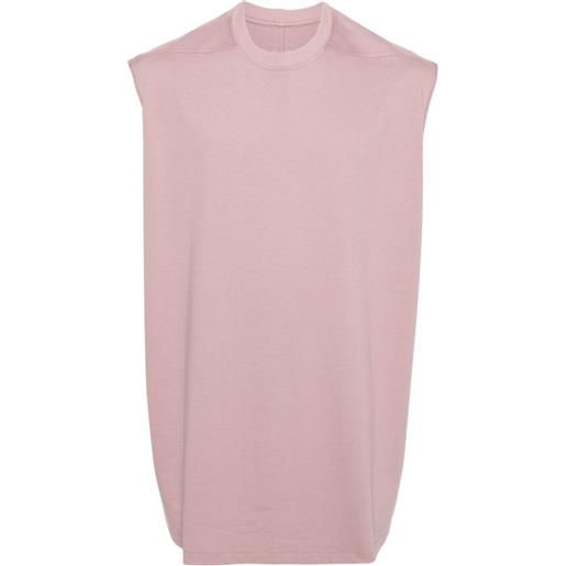 RICK OWENS tarp t in cotone classico dusty pink