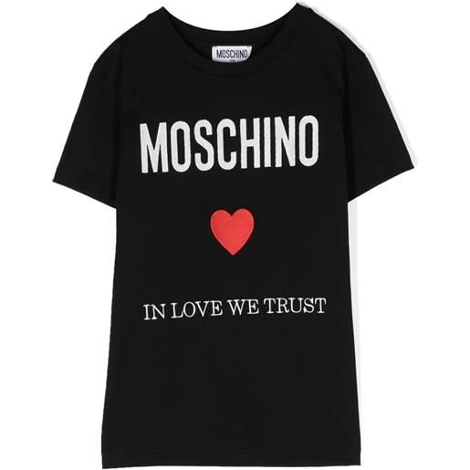 MOSCHINO KIDS t-shirt in love we trust