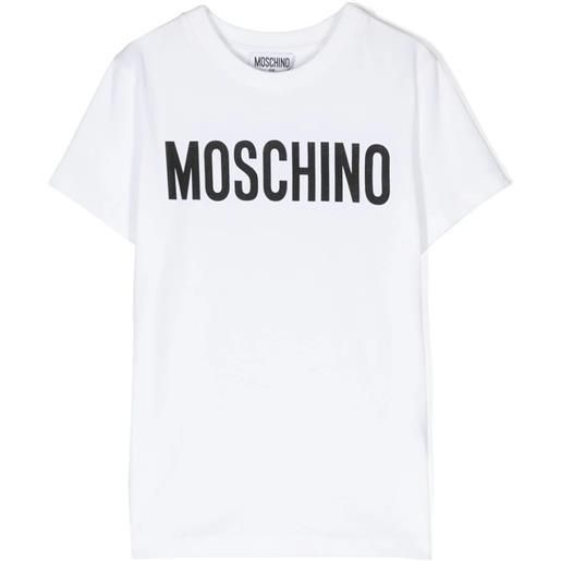MOSCHINO KIDS t-shirt in jersey logo print