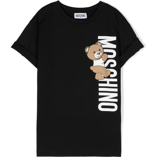 MOSCHINO KIDS t-shirt teddy logo