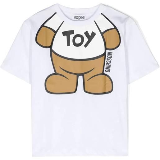 MOSCHINO KIDS t-shirt con stampa teddy bear
