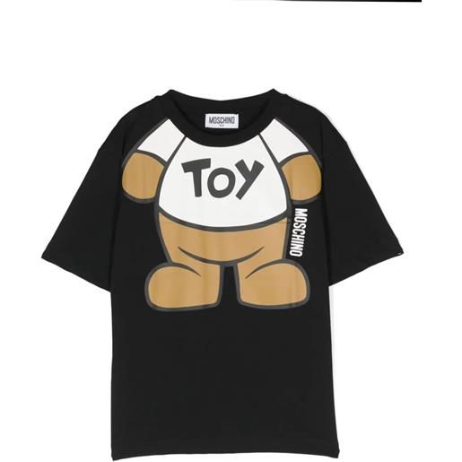 MOSCHINO KIDS t-shirt con stampa teddy bear