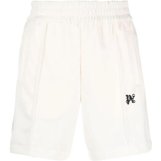 PALM ANGELS shorts sportivo con monogram