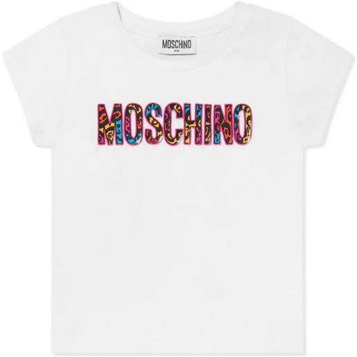 MOSCHINO KIDS t-shirt animalier logo