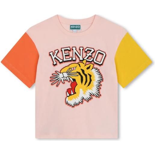 KENZO KIDS t-shirt con maniche a contrasto