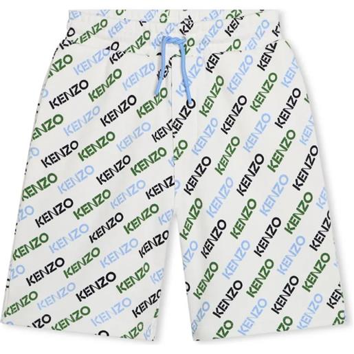 KENZO KIDS shorts con logo all-over