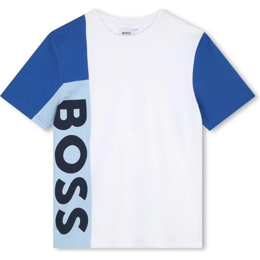 BOSS KIDS t-shirt con maniche a contrasto