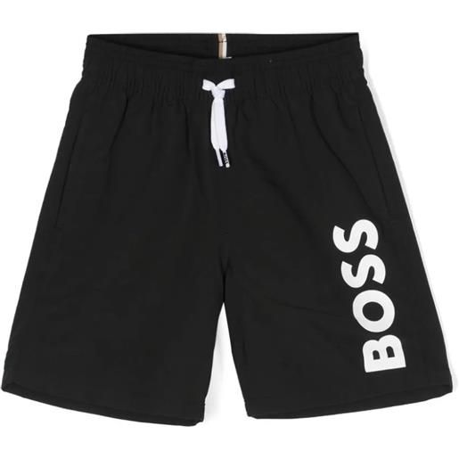 BOSS KIDS shorts da bagno con logo