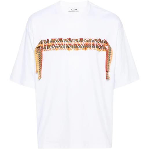 LANVIN t-shirt oversize ricamata lanvin curb
