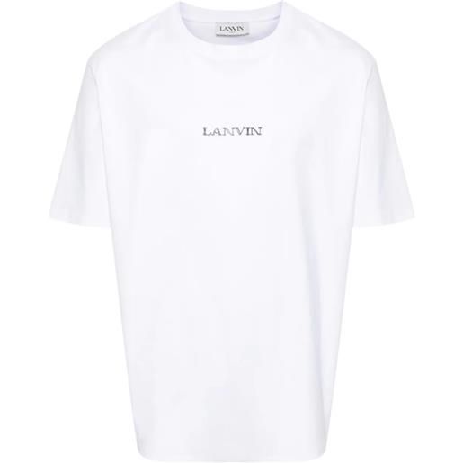 LANVIN t-shirt classica unisex con logo avanti