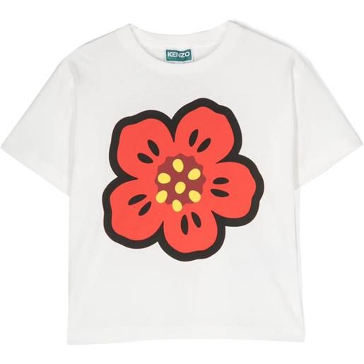 KENZO KIDS t-shirt in cotone con stampa sailor