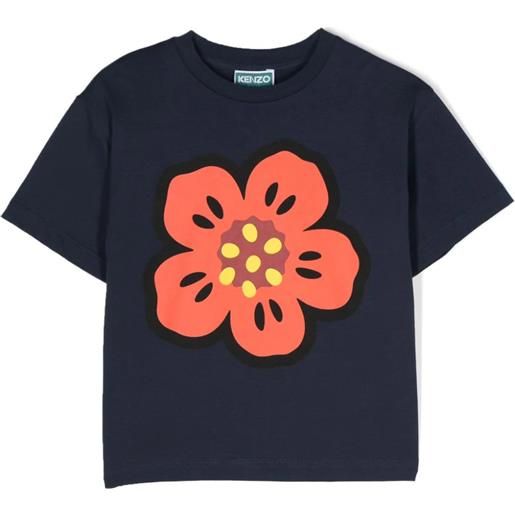 KENZO KIDS t-shirt in cotone con stampa sailor