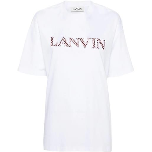 LANVIN t-shirt oversize ricamata