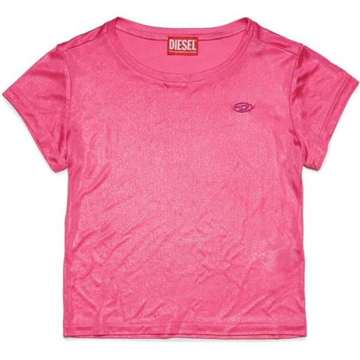 DIESEL KIDS t-shirt con placca logo